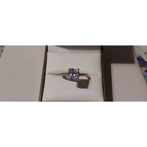 Sparkling 2 Ct. Cushion Crushed Ice Solitaire Engagement/Bridal Ring Sz 9